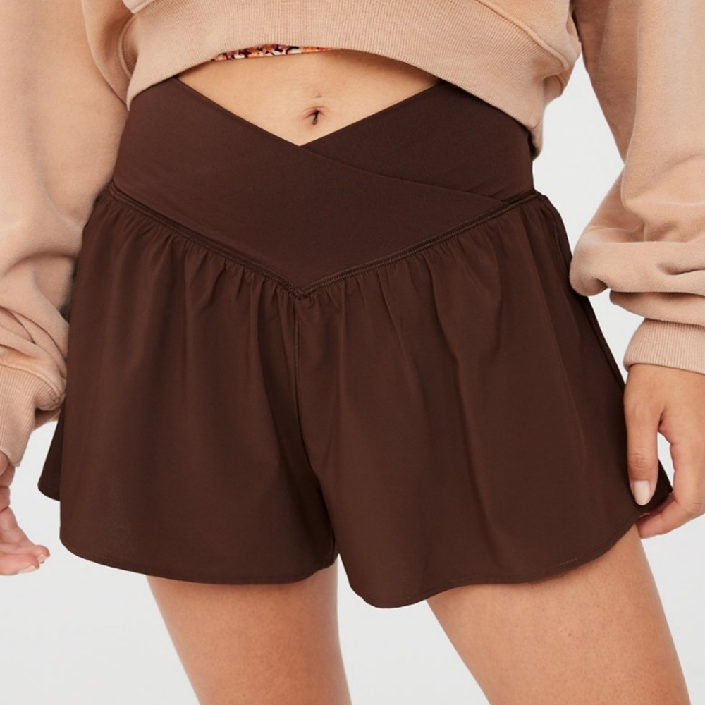 XXS,XS,S: Aerie Crossover Flowy Stretch Shorts